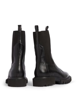 Hallie Leather Boots Black | ALLSAINTS US