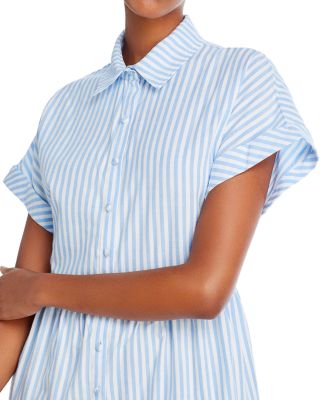 AUROLA Black & Blue Stripe Dress Mサイズ AUROLA Black & Blue Stripe Dress Mサイズ