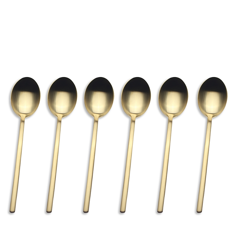 Mepra Due 6-piece Stainless Steel Coffee Spoon Set
