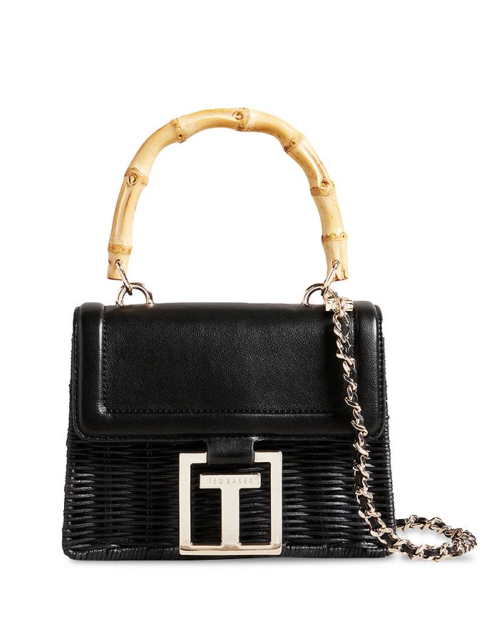 Jaylisa top handle basket cross body bag Clearance