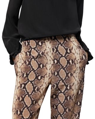 Snake Print Nylon Open Hem Pants sfs 最安価 Snake Print Nylon Open Hem Pants sfs 最安価 Snake Print Nylon Open