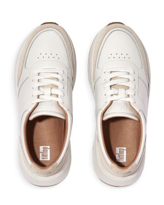 Women&#39;s F-Mode Lace Up Low Top Platform Sneakers