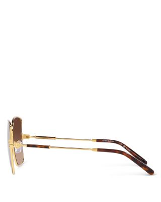 Polarized Square Sunglasses, 55mm