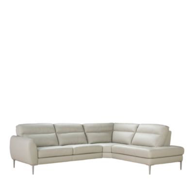 Parisi 2-Piece Leather Sectional