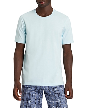 Hanro Living Crewneck Short Sleeve Tee In Cooling Oasis
