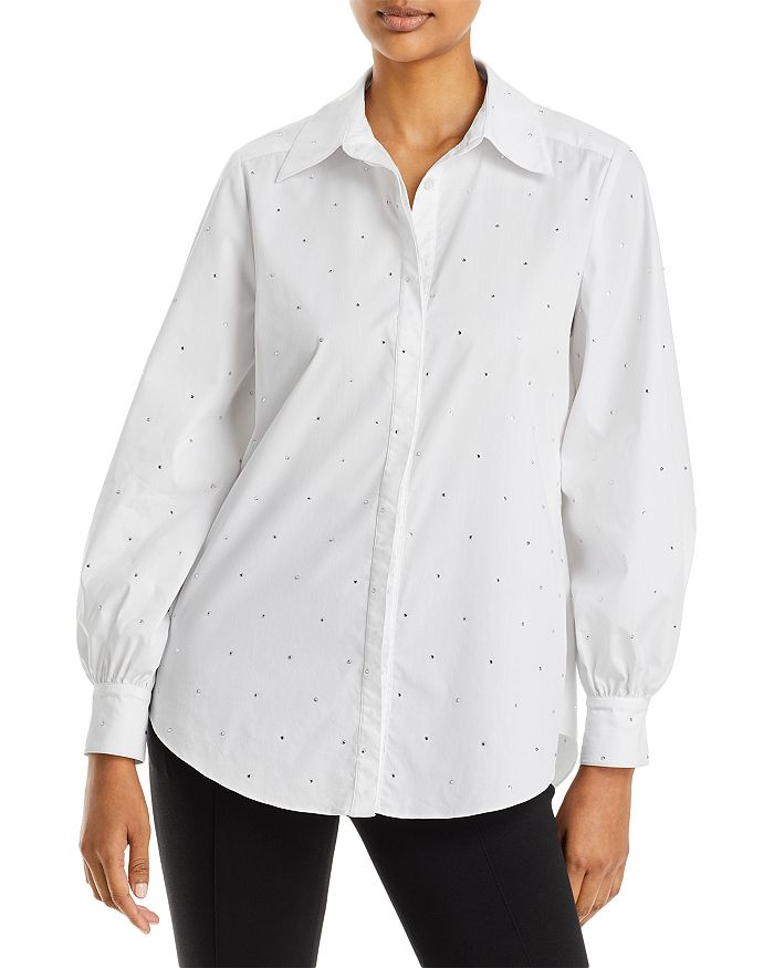 Cinq a Sept Heatset Daisy Embellished Kandice Top main image 1