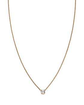 Bloomingdale's - Certified Diamond Solitaire Pendant Necklace in 14K Yellow Gold featuring diamonds with the De Beers Code of Origin, 0.40 ct. t.w. - 100% Exclusive