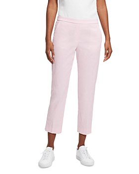 Theory - Treeca Linen Blend Cropped Pants