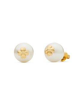 kate spade new york - Pearls On Pearls Emblem Imitation Pearl Stud Earrings in Gold Tone