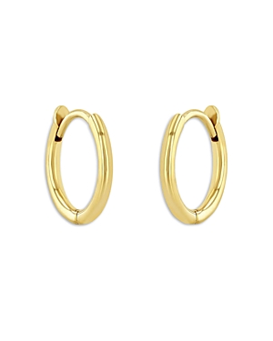 Zoë Chicco 14k Yellow Gold Simple Gold Polished Small Huggie Hoop Earrings