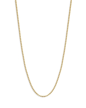 Zoe Chicco 14K Yellow Gold Heavy Metal Box Link Chain Necklace, 16-18