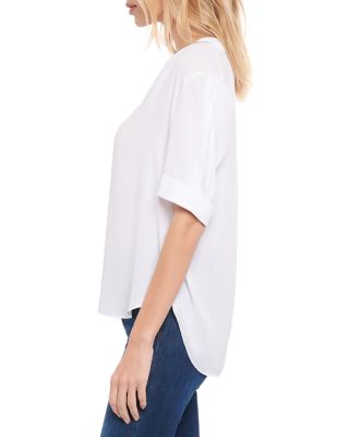 Charming Oversized V-Neck Top