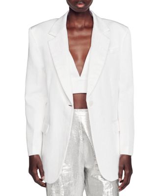 アウターその他 LARDINI Woman Blazer White P5MAUDEESIF64404 110 LARDINI: women's blazer - White | Lardini blazer