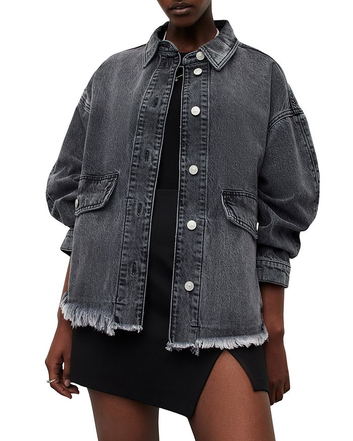 ALLSAINTS Hettie Denim Shacket Bloomingdale s