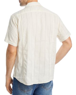 Seersucker Short Sleeve Camp Shirt