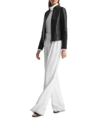 Allie Leather Biker Jacket