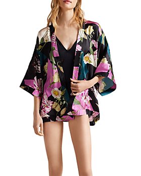 Ted Baker - Wenddi Floral Print Kimono Swim Cover-Up