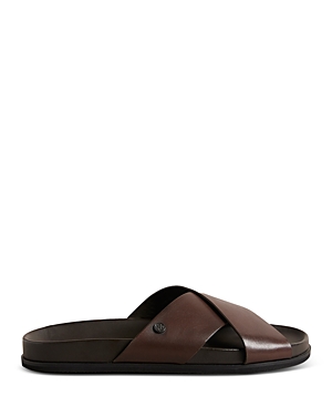 Ted Baker Oscar Leather Sandals In Brown