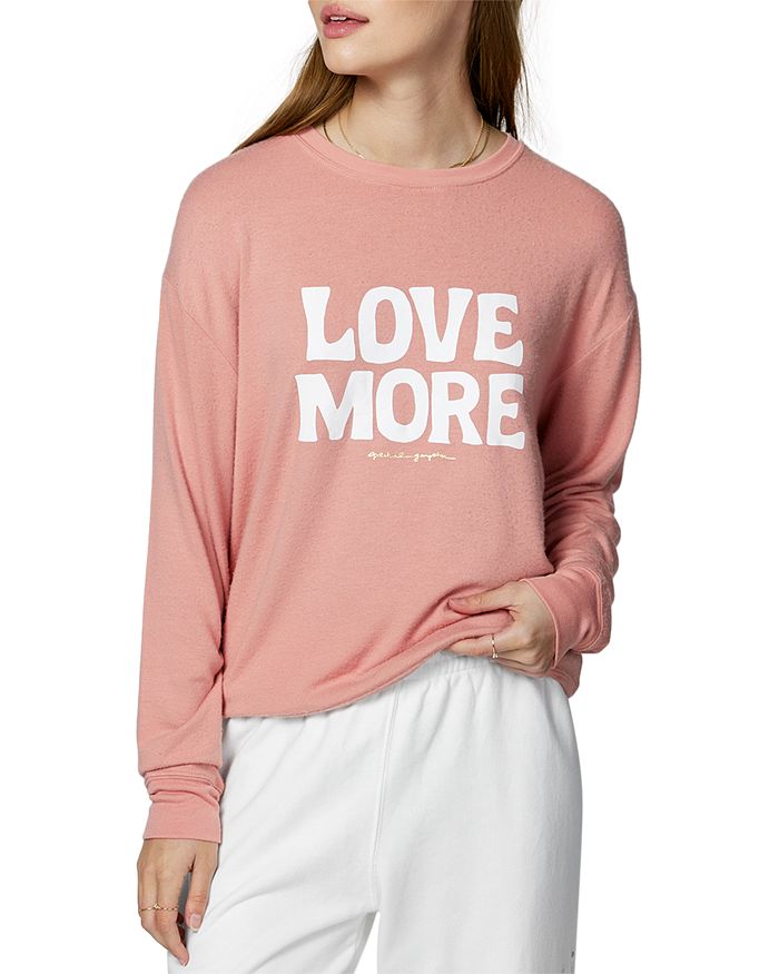 Spiritual Gangster Love More Savasana Sweater Bloomingdale s