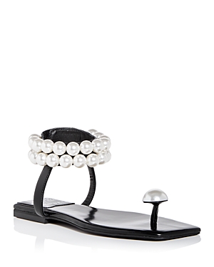 Jeffrey Campbell Women's Chateau Pearl Embellished Sandals