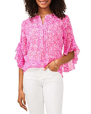 Vince Camuto Ruffled Sleeve Blouse