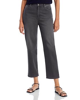 Eileen Fisher - High-Waist Slim Jeans in Carbon