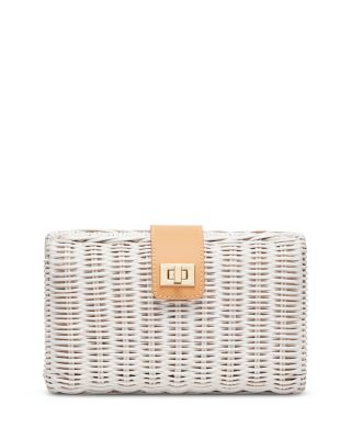 Kayu Lou Clutch In White