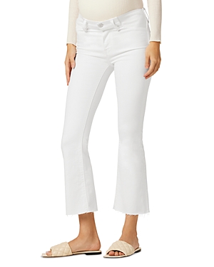 Hudson Nico Mid Rise Bootcut Maternity Jeans in White