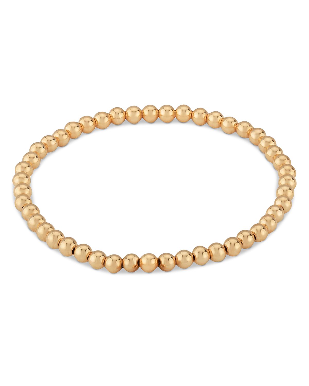 Bloomingdale's Fine Collection 14K Gold Beaded Bracelet, 4mm