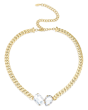 Shop Ettika Crystal Gem Pendant Necklace, 15 In Gold