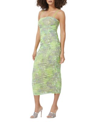 knee length dresses for ladies hazel-dress-chocolate-halo-dot – AFRM