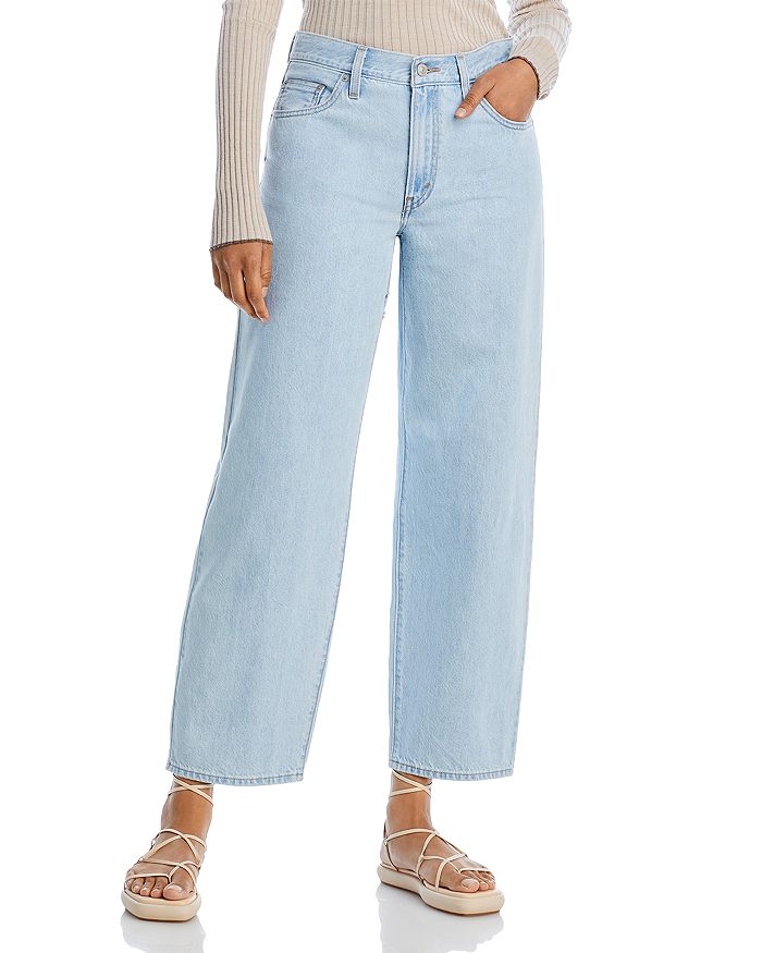 Levi's Baggy Dad High Rise Wide Leg Jeans in Light Sugar | Bloomingdale's