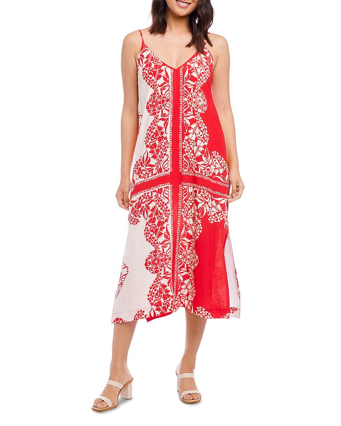 Karen kane red shop dress