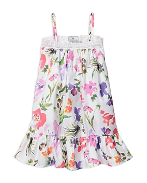 Shop Petite Plume Girls' Gardens Of Giverny Lily Nightgown - Baby, Little Kid, Big Kid In Multi