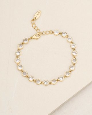 Everyday Cubic Zirconia Link Bracelet