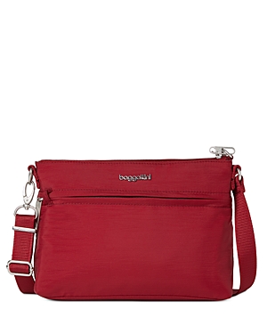 Baggallini Anti-theft Memento Crossbody Bag In Ruby Red