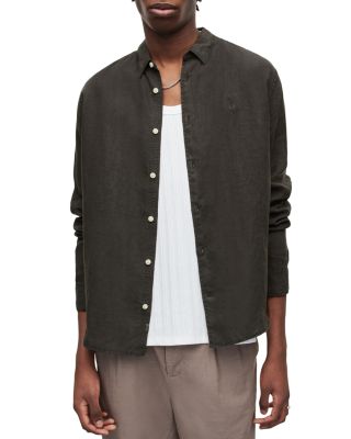 ALLSAINTS - Cypress Long Sleeve Button Front Shirt