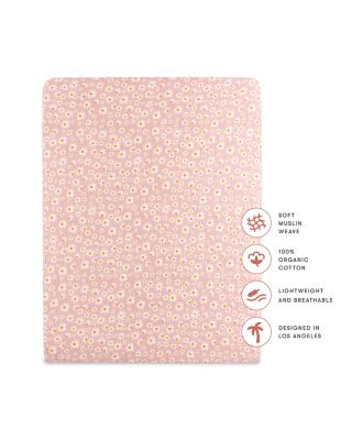 All Stages Midi Crib Sheet in GOTS Certified Organic Muslin Cotton