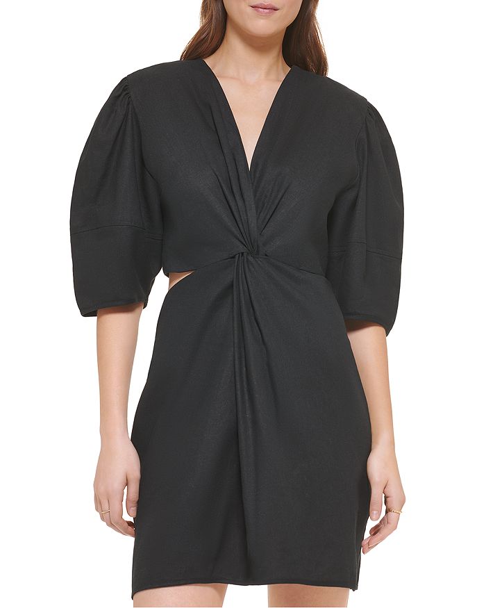 DKNY Side Cutout Mini Dress Bloomingdale's