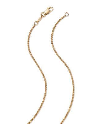 Diamond Station Tennis Necklace in 14K Yellow Gold, 1.0 tcw 