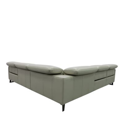 Silvio 5-Piece Power Reclining Leather Sectional - Exclusive