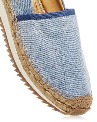 Women's Espadrille Runner Denim Flats