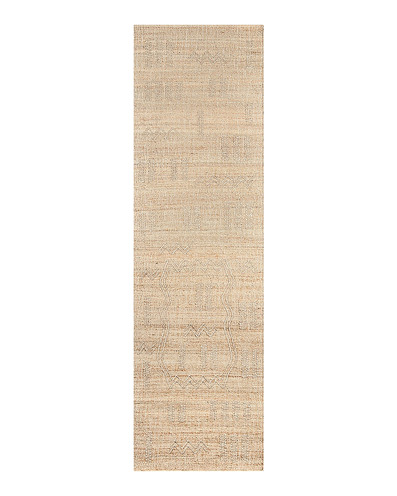 Lemieux Et Cie By Momeni Argan Arg-4 Runner Area Rug, 2'3 X 8' In Beige