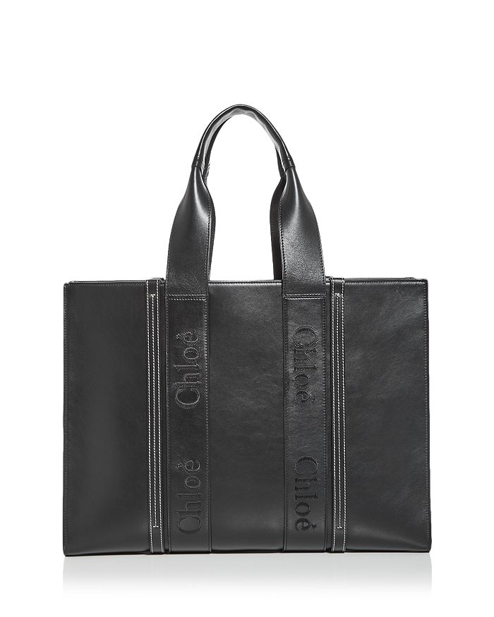 Chloé Woody Large Leather Tote | Bloomingdale's