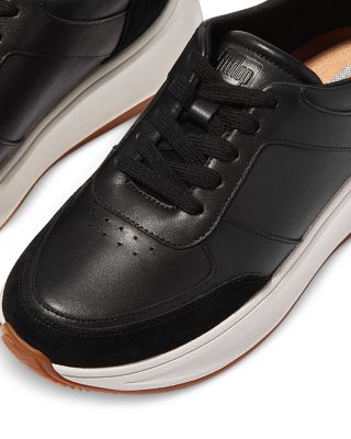 Women's F-Mode Lace Up Low Top Platform Sneakers