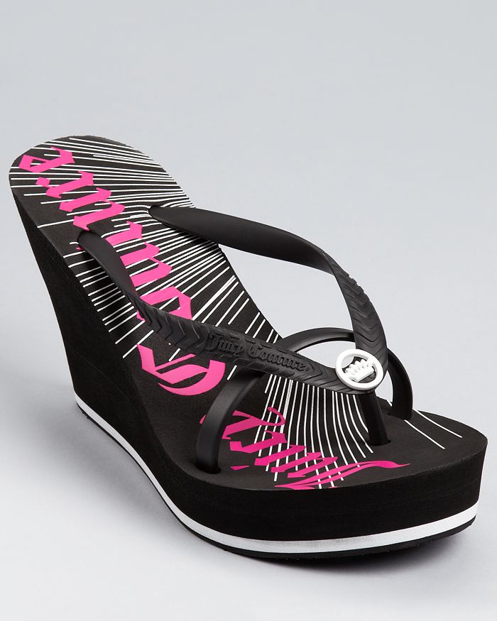 zingen matras moreel Juicy Couture Accessories Juicy Couture Sandals - Lara High Wedge Thong |  Bloomingdale's