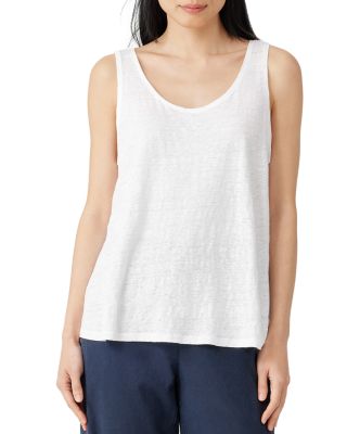 Eileen Fisher Organic Linen Tank Bloomingdale s