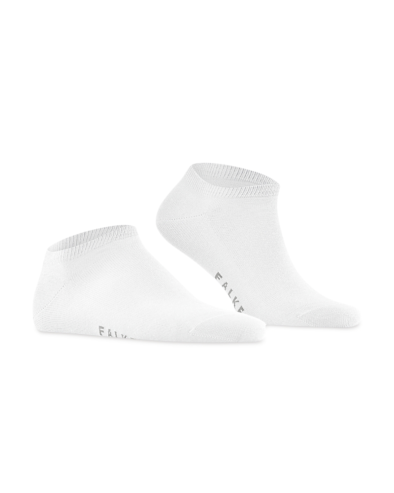 Shop Falke Family Cotton Blend Sneaker Socks In White