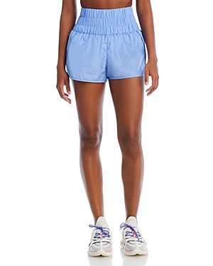 Free People Fp Movement By  The Way Home Shorts In Vintage Blue