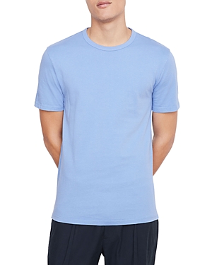 Vince Garment Dyed Crewneck Tee In Washed Per